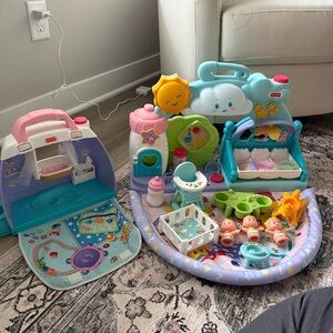 Fisher-Price Little People 1-2-3 Babies Playdate Musical &  Cuddle & Play Sets